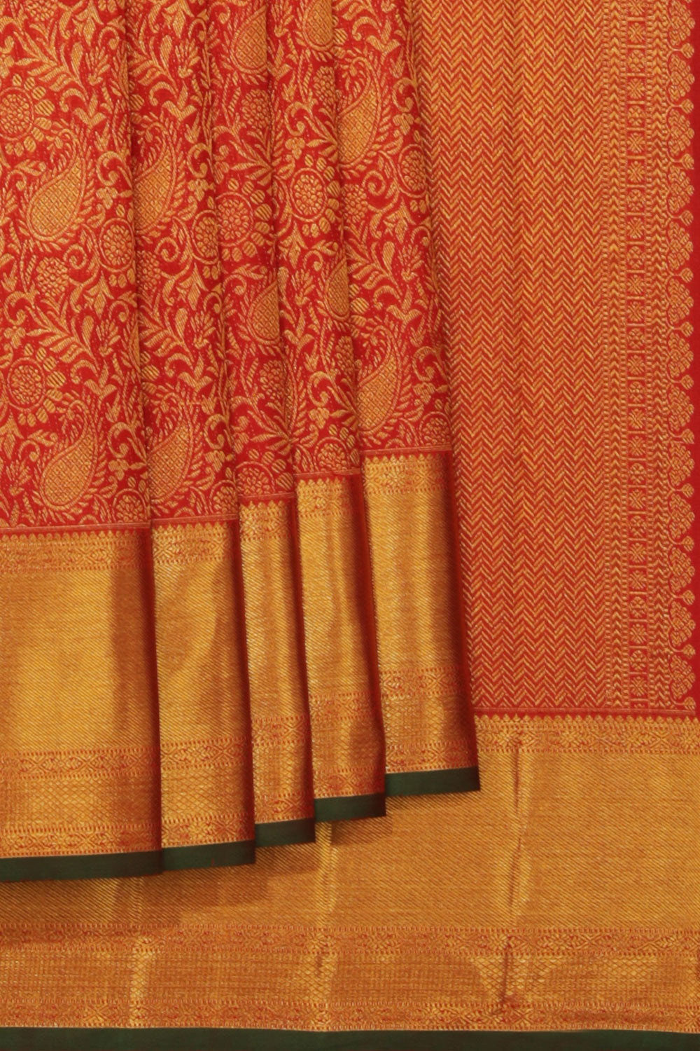 Image of Kanchipattu Brocade Red Saree